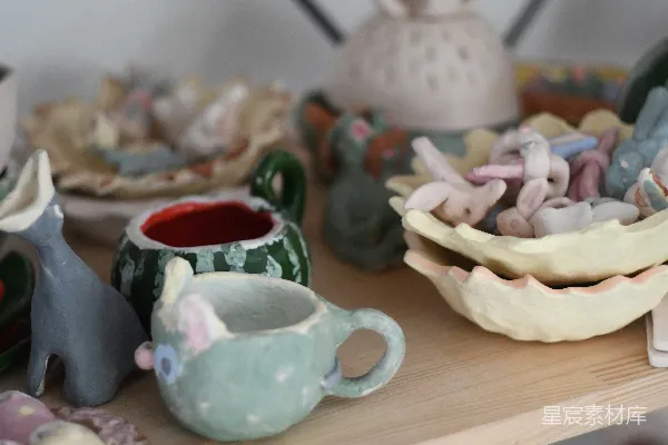 高清摄影 手工陶艺作品展示