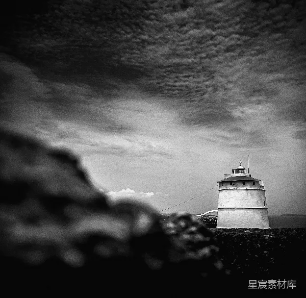 高清摄影 黑白灯塔