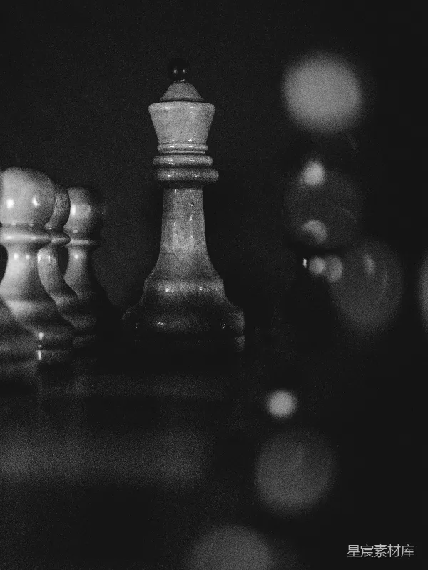 高清摄影 黑白棋子对局