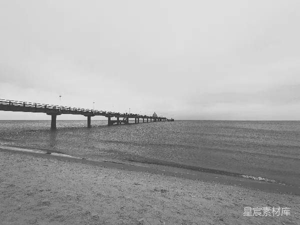 高清摄影 海边的码头