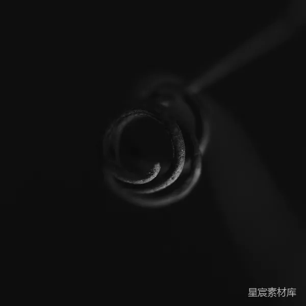 高清摄影 螺旋金属细节