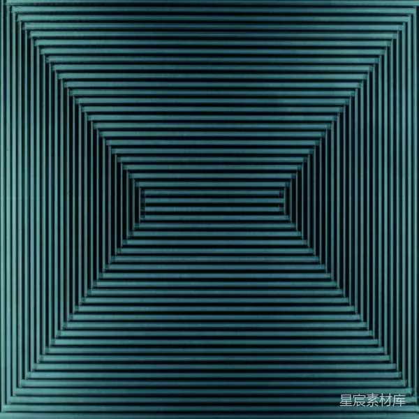 材质纹理 无限嵌套的绿色矩形