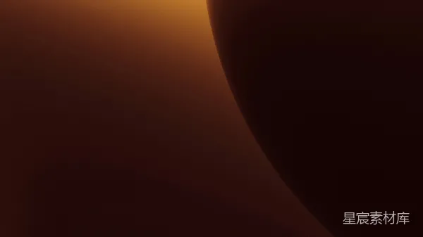 高清摄影 深邃的火星日落