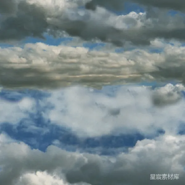 材质纹理 天空中的云彩