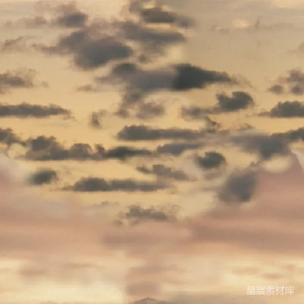 材质纹理 夕阳下的云彩