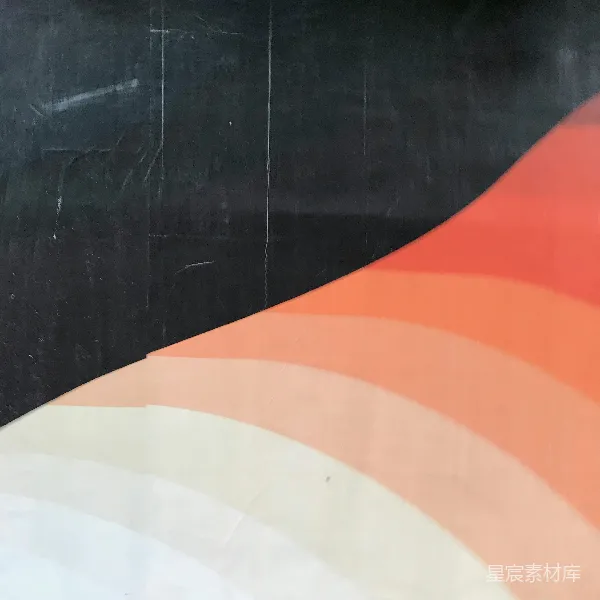 高清摄影 黑板与彩色贴纸的几何艺术