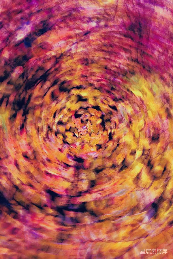 高清摄影 旋转的色彩漩涡