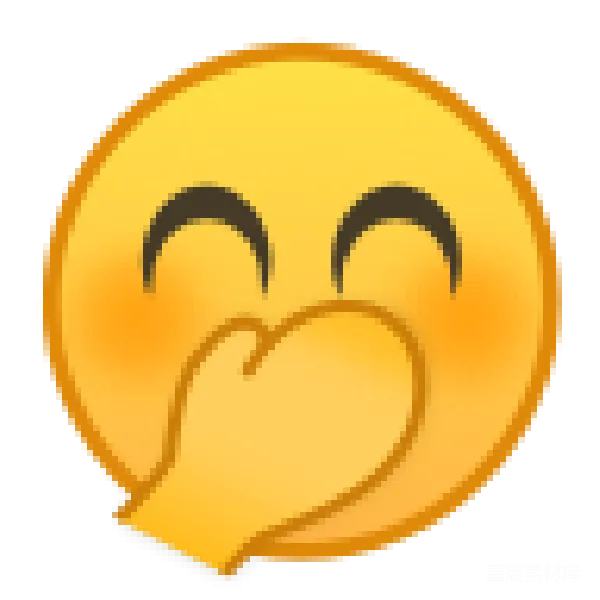 材质纹理 可爱眨眼表情符号