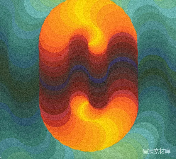 高清摄影 色彩漩涡