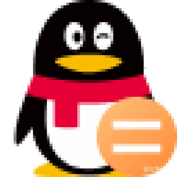 材质纹理 企鹅形象卡通图标