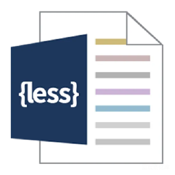 材质纹理 LESS编程语言图标