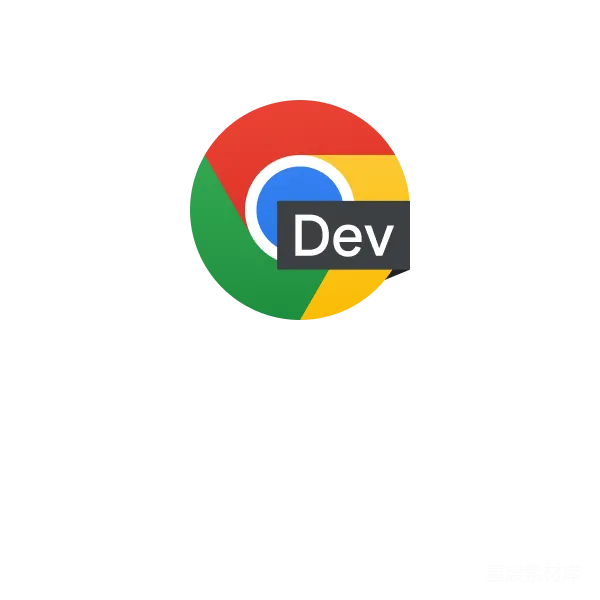 材质纹理 Google Chrome Dev版图标