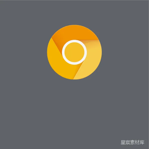 材质纹理 简洁橙色圆角图标