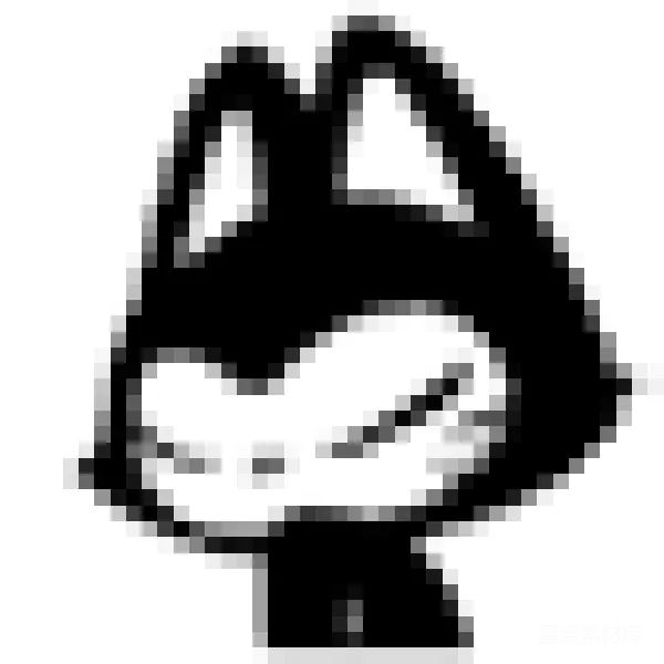 材质纹理 卡通形象剪影