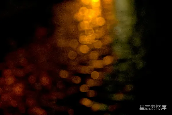 高清摄影 夜色中的光斑
