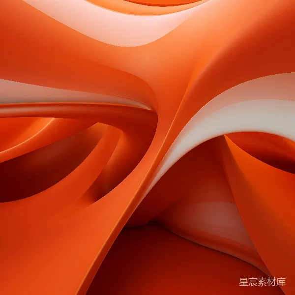 高清摄影 橙色螺旋动感背景