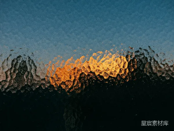 高清摄影 黄昏山峦