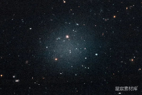 高清摄影 遥远星系的宁静夜空