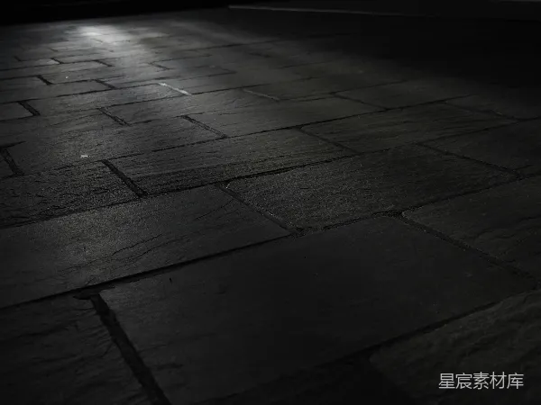 高清摄影 深邃石板路