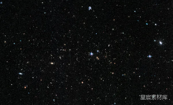 高清摄影 星系群的深空视图