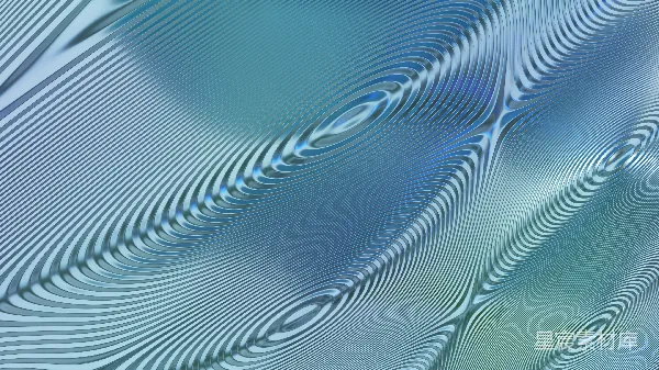 高清摄影 蓝色金属纹理波浪背景