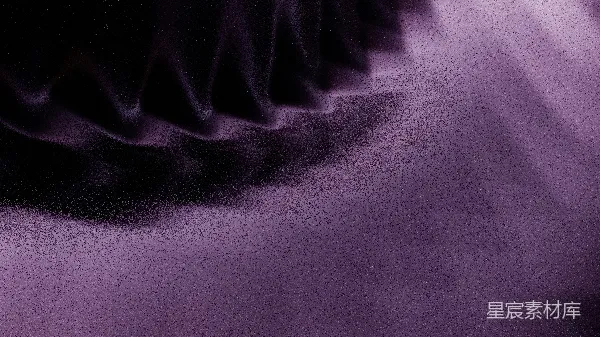 高清摄影 紫色粒子动态背景