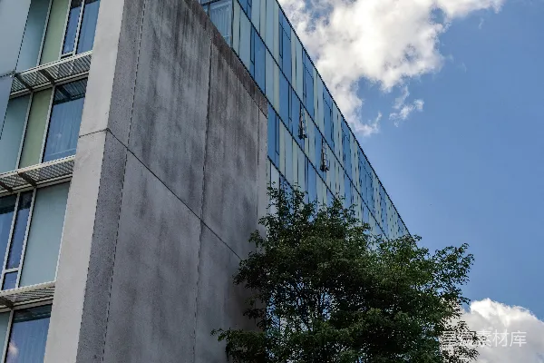 高清摄影 现代建筑与蓝天白云