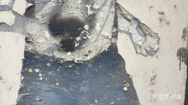高清摄影 老旧墙面的涂鸦艺术