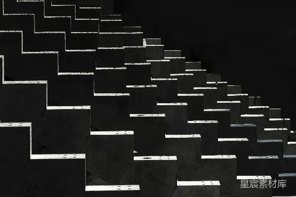 高清摄影 抽象几何建筑群