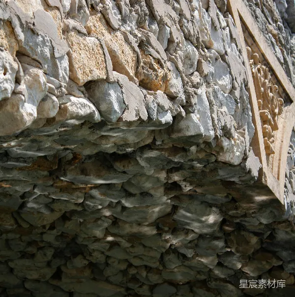 高清摄影 古建筑石墙细节