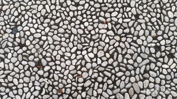 高清摄影 鹅卵石地面纹理