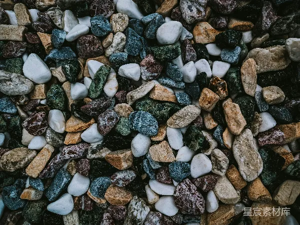高清摄影 多彩鹅卵石背景