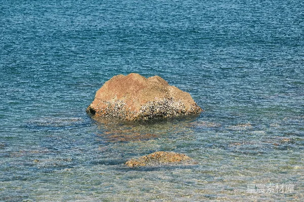 高清摄影 海中礁石