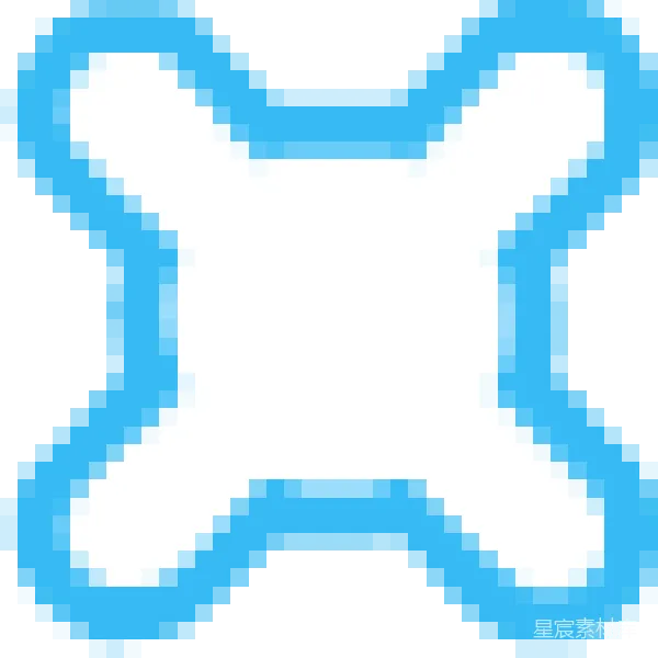 元素素材 发光的像素艺术图案