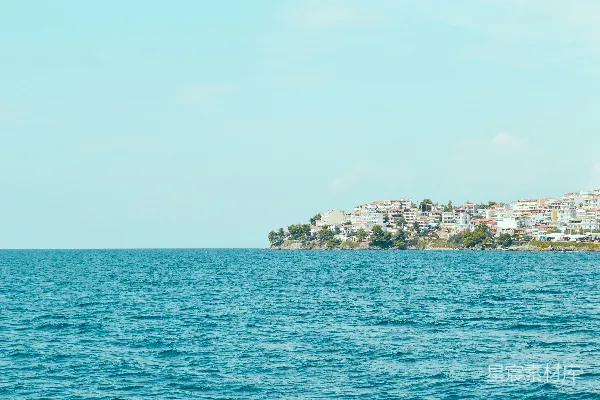 高清摄影 碧海蓝天与海岸风光