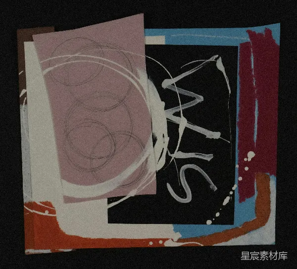 高清摄影 抽象色彩与线条的艺术拼贴
