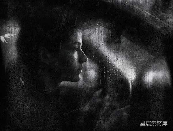 高清摄影 雨中凝望