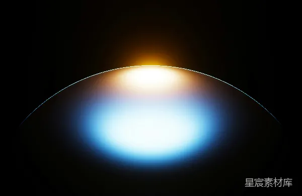 高清摄影 璀璨星空中的神秘光晕