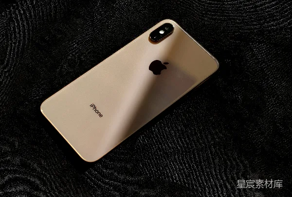 高清摄影 金色iPhone X背面特写