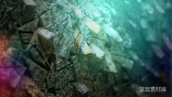 高清摄影 被遗忘的纸张：角落中的秘密