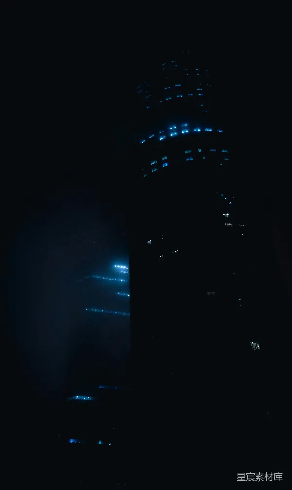 高清摄影 夜幕中的摩天大楼