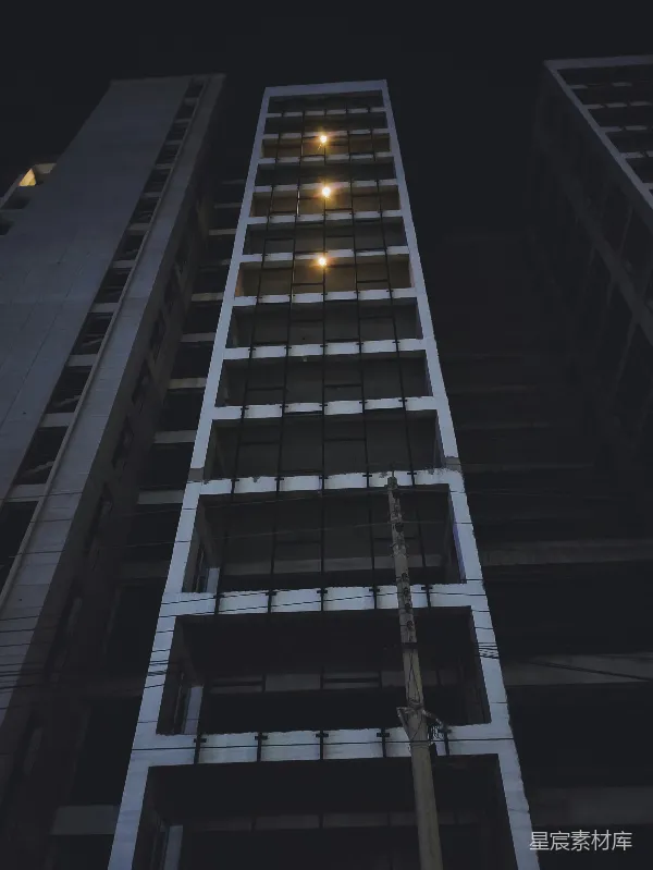 高清摄影 夜幕下的高楼
