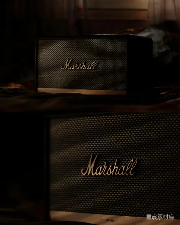 高清摄影 Marshall音箱特写：经典设计与质感