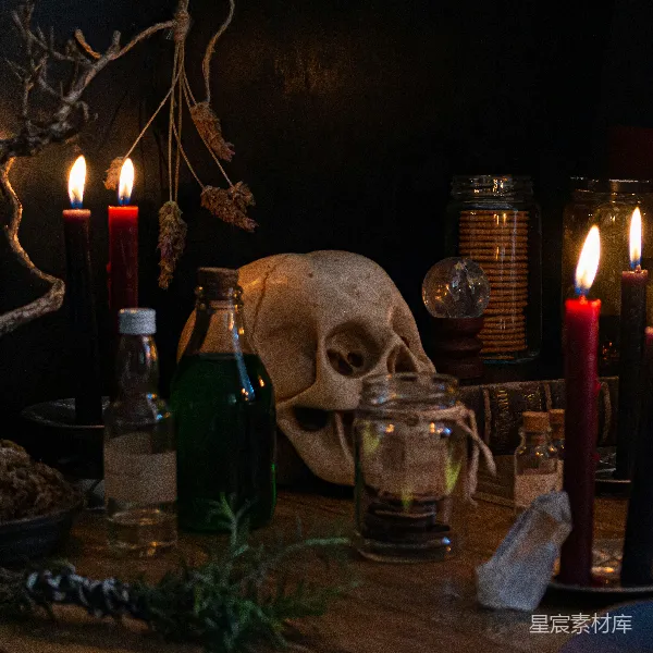 高清摄影 神秘的巫术仪式场景