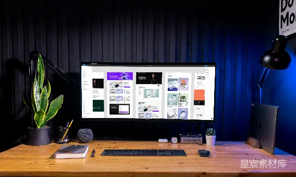高清摄影 现代简约办公桌工作场景