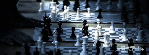 高清摄影 棋盘上的博弈