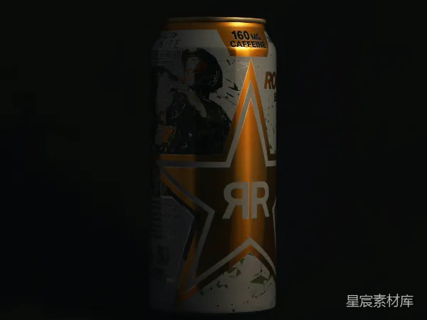 高清摄影 ROCKSTAR能量饮料：HALO主题限量版
