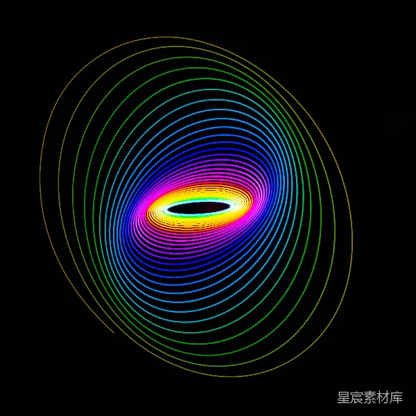 高清摄影 彩虹漩涡