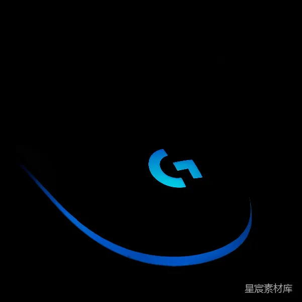 高清摄影 Logitech G Logo in Dark Room