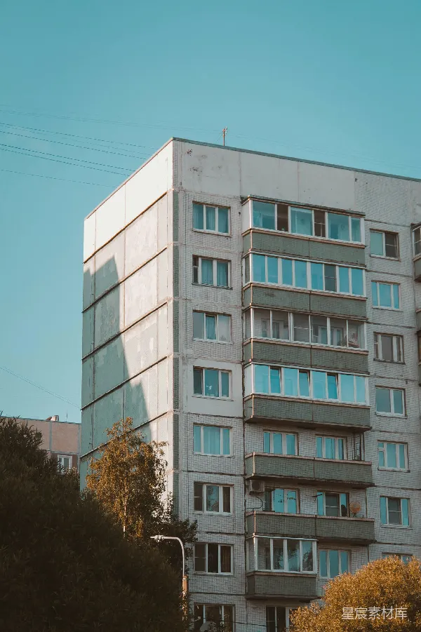 高清摄影 老式公寓建筑